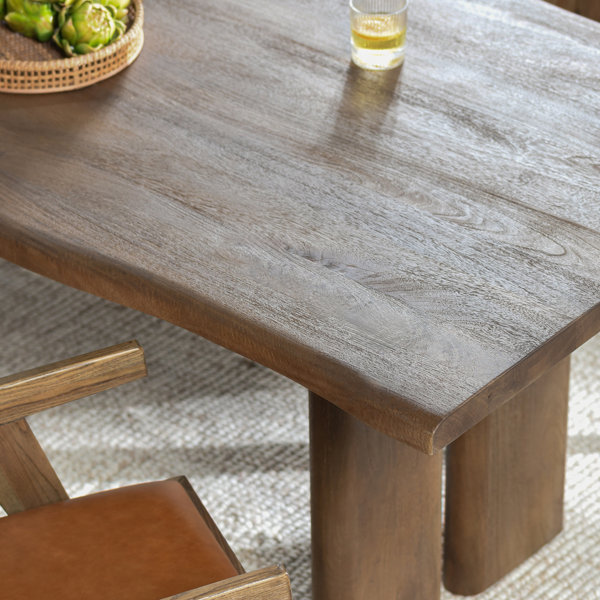 Joss & Main Quince 80" Solid Wood Dining Table & Reviews | Joss & Main